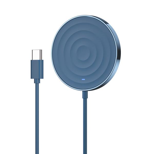 MicroWave Magnetic Wireless Fast Charger 15W Wireless Charger With Lamp For Ip 12