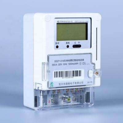 Single Phase Prepaid Meter for Precise Energy Consumption Monitoring 0.8kg