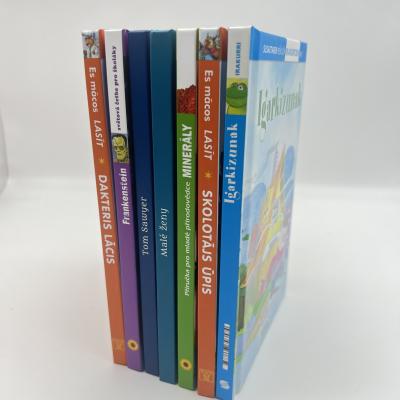 Matt Art Paper Custom Kids Book Printing 170gsm Section Sewn Casebound