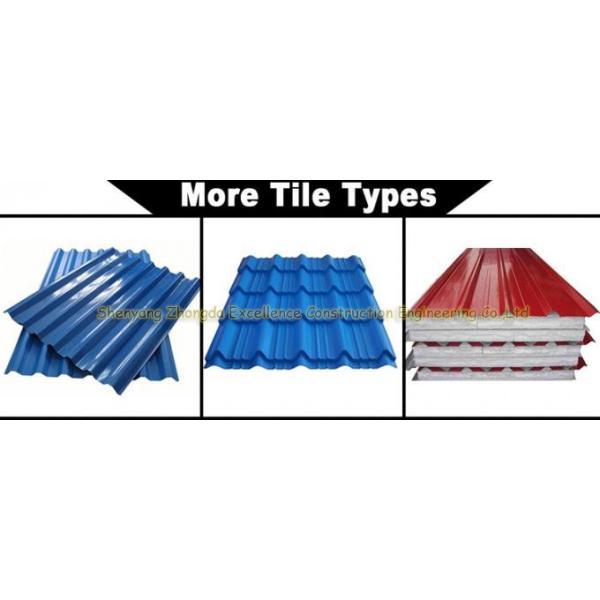 Листы толя толя металла ядровой изоляции гофрированные покрытые цветом стальные