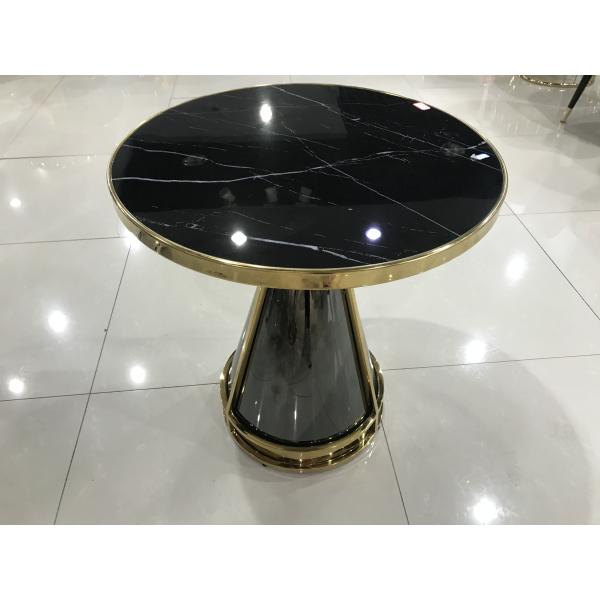 70cm Wrought Iron Glass Coffee Table
