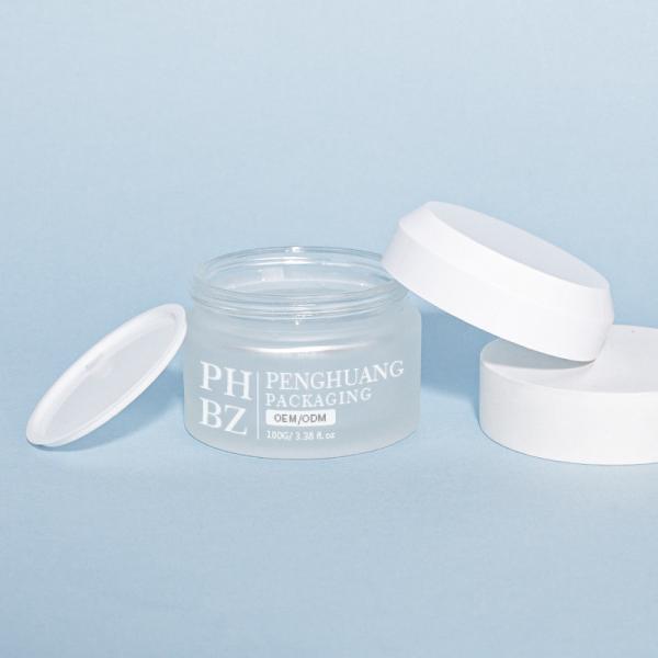 Cream Glass Jars 5-100g Skincare Packaging Container Glass Cosmetic Jar