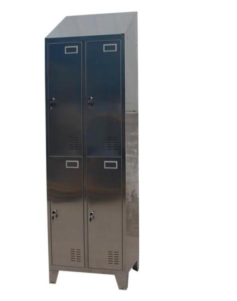 Stainless Steel RAL Color D500mm Metal Wardrobe Cabinet