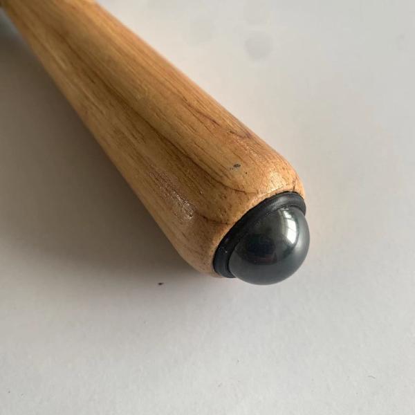 Wood Roller Massage Stick Manual Three Bead Massager With Magnetic Ball for Body Healthcare Beauty Tool Spa Muscular Relaxation Massage area Body