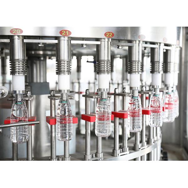 PET Plastic SUS316 500ml 3.5kw Water Filling Machines