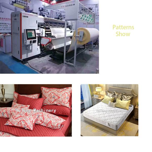 Промышленный матрас панель много иглы Quilt Quilting Machine низкий уровень шума