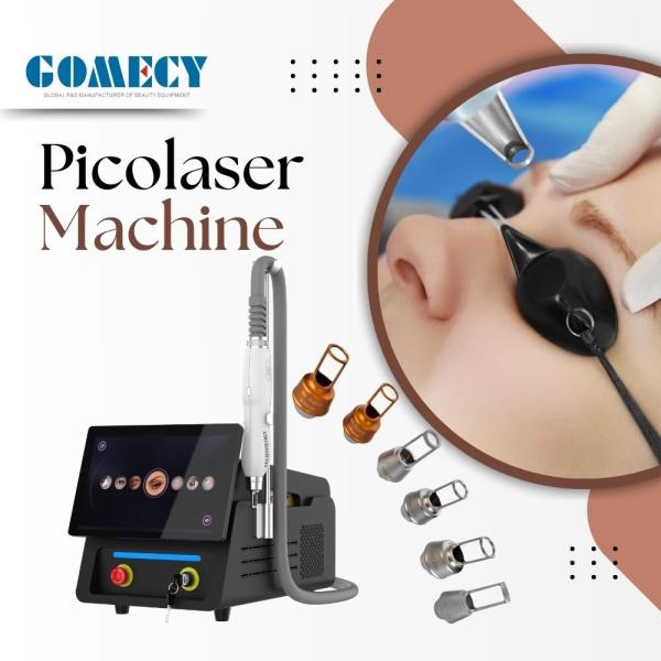 Tattoo Removal Picosecond Laser Machine Q Switched Nd Ydg 755nm 1064nm