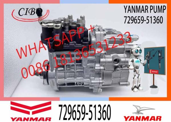 Diesel Engine Parts Fuel Pump 4TNV88 Engine Fuel Injection Pump 729659-51360