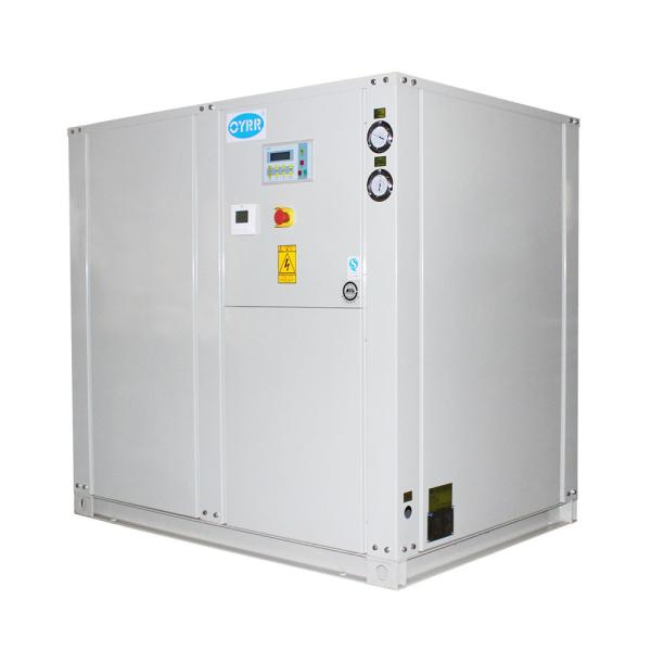 Box Type Industrial Water Cooled Liquid Chiller Commercial Energy Saving 220 KG AC380V
