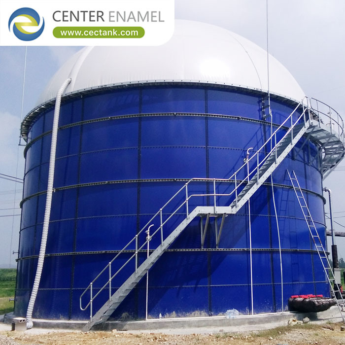 Superior Corrosion Resistant Glass Fused Steel Tank Used As Anaerobic Reactor