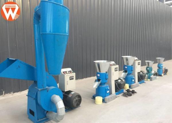 Multi - Function Corn Hammer Mill Crusher , Cyclone 22kw Cattle Feed Grinder
