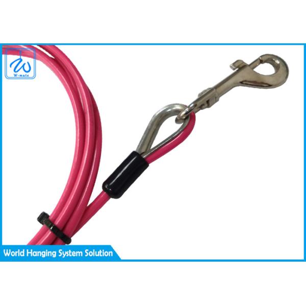 PVC покрыл связь собаки поводка любимца кабеля из кола и связь из кабеля для собак до 90 Lbs