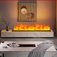 Steam Mist Water Vapor Electric Fireplace Solid Color Steel Material Stoves For Odm Welcome