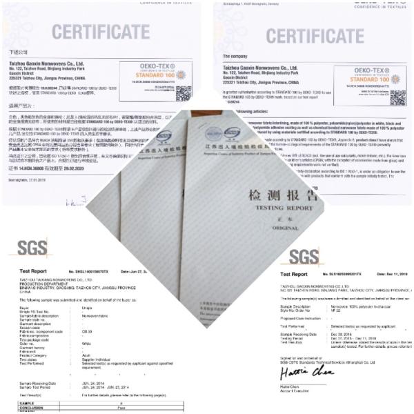 Изделие для переплетения интерлинингов Вкладки GAOXIN Fusible Woven Polyester 40gsm /-2g Custom Width