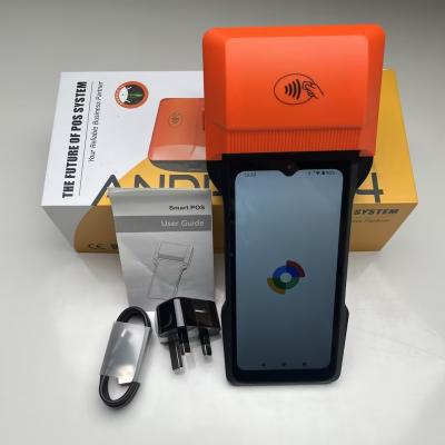 6.5 Inch Mini Android Swipe Machine OEM Android Handheld POS With Inbuilt Printer