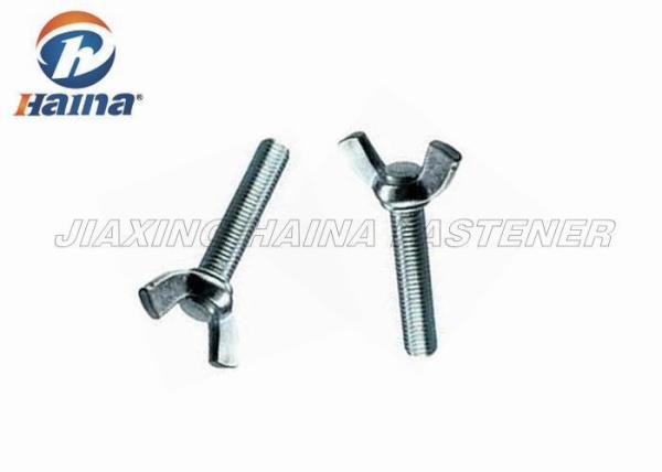 Zinc Plated Square Metric Series Carbon Steel Wing Bolt For Metal Building
