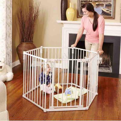 Childproof Metal Foldable Baby Playpen Iron PP Material Multipurpose