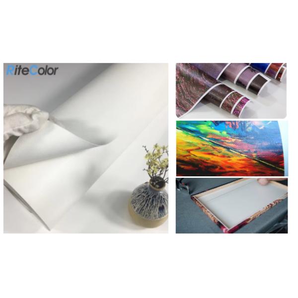 Inkjet PolyCotton Canvas Fabric Glossy Finish Waterproof 400gsm