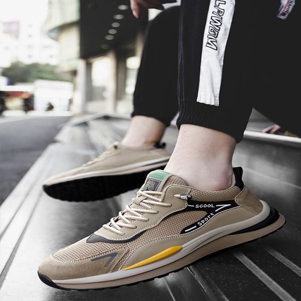 Men Shoes Autumn Fashion Trend Breathable Sneaker Outdoor Sports Anti-Slip Comfortable