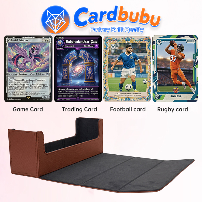 4.52inch  Game Brands Pokemon Double Deck Box MTG Tcg Card Storage