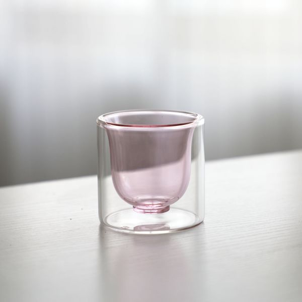 Glass Cup Double Wall High Borosilicate Glass Heat Resistant Milk Water Coffee Glass Mug Tumbler Cup Espresso Glass Cup