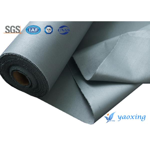 Thickness 0.30mm Silicone Coated Fiberglass Fabric Fire Resistance