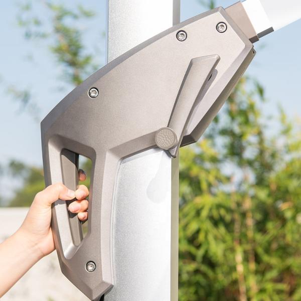 12ft Cantilever Umbrella Ideal for Outdoor Furniture and Nature-Inspired Designs