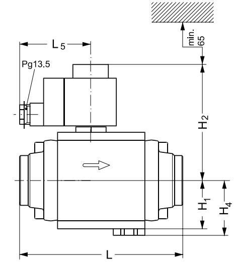 Valve de réfrigération d'usine d'ammoniaque de HT JS1025 EN-JS1025 d'EVRA 25
