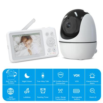 Wireless Baby Monitor 3.2 Inch LCD 2.4GHz No WiFi Two-Way Audio