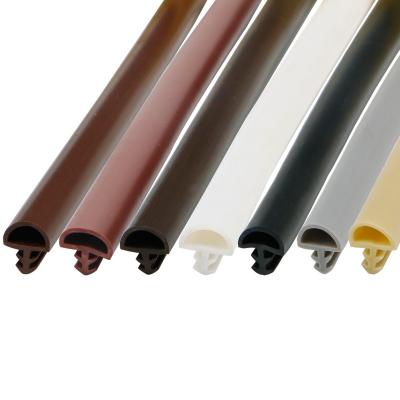 Soft PVC T Shaped UPVC Door And Window Seal Anti Collision