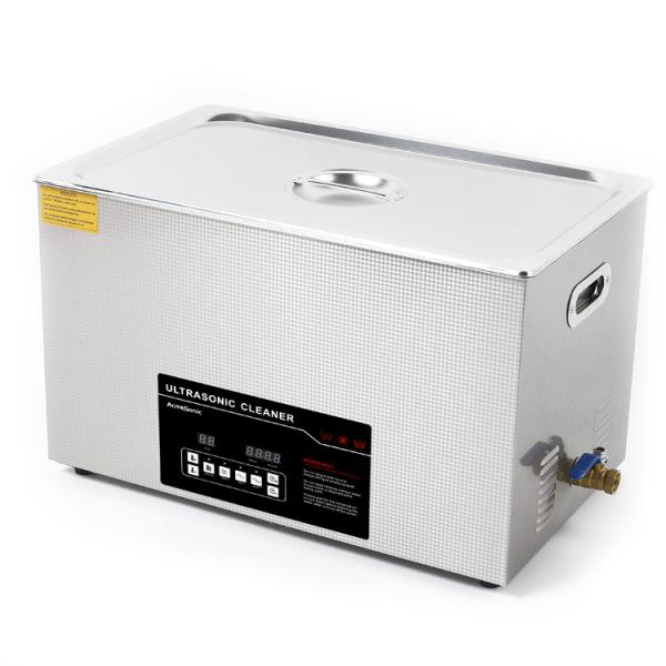 30L Dual Frequency Ultrasonic Cleaner with Drain Valve SUS 304 500W Heating Power