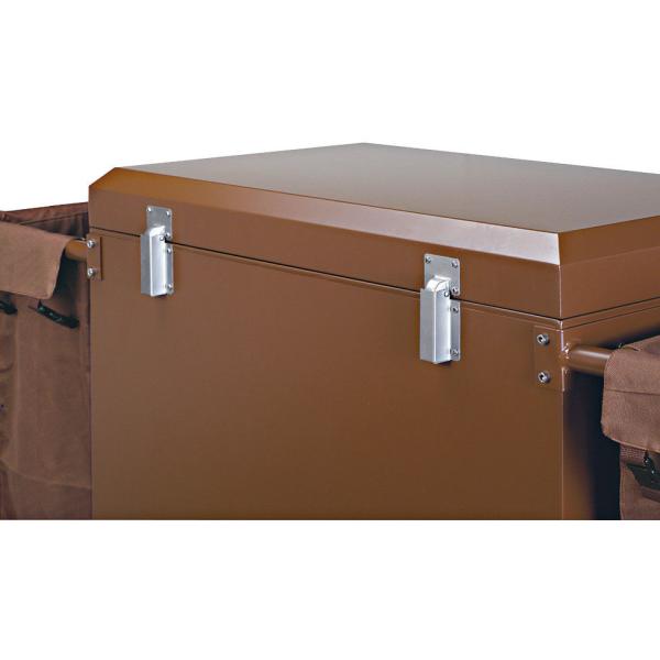 Небольшие тележки домоустройства для гостиниц/оборудований гостиничного сервиса с сверхмощной войной волокна 2 кладут в мешки