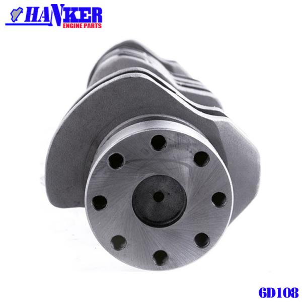 Cigüeñal dúctil 6D108 6222-31-1101 del motor diesel del arrabio QT800-3