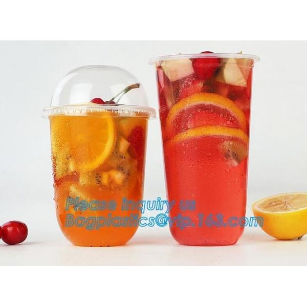 U Shaped Creative Disposable Glitter Cup, Beverage Juice Coffee Tea Takeaway Cups, Milk Shake Smoothie