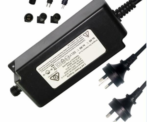 Wall Mount Ac Dc LED Power Adapter / AC Input Led Strip Light Adapter Light Weight