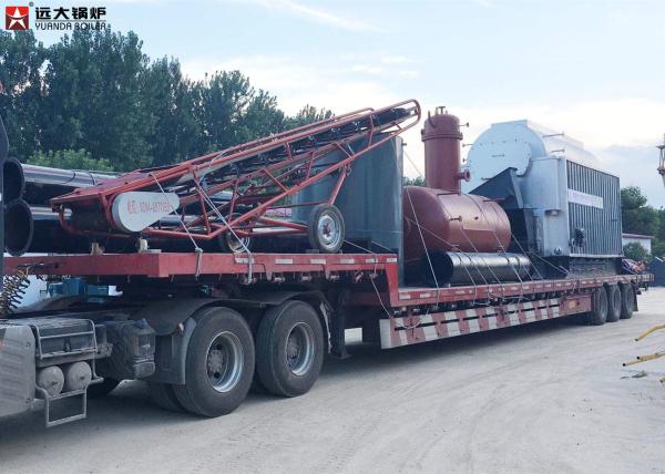 8 Ton Coal Fired Steam Boiler / Wood Fired Boiler For Paper Plant Factory