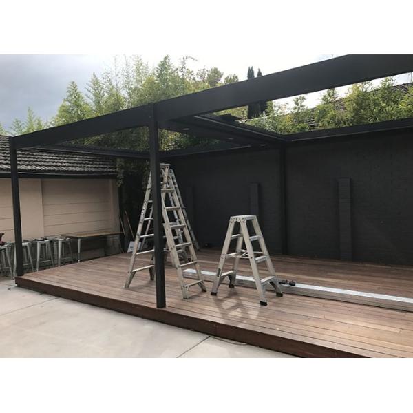 Custom Size Outdoor Pergola Louver,Waterproof Pergola,Opening Roof Louver