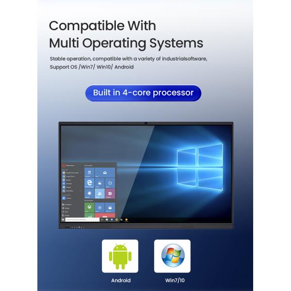 65/75/85/86/98/110 Inch LCD Display Smart Board  Electonric Board Educational Equipment Interactive White Board