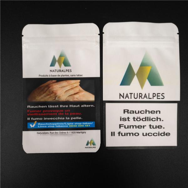 O incenso erval de THC CBD Gummies que empacota Kraft branco biodegradável ensaca malotes do alimento