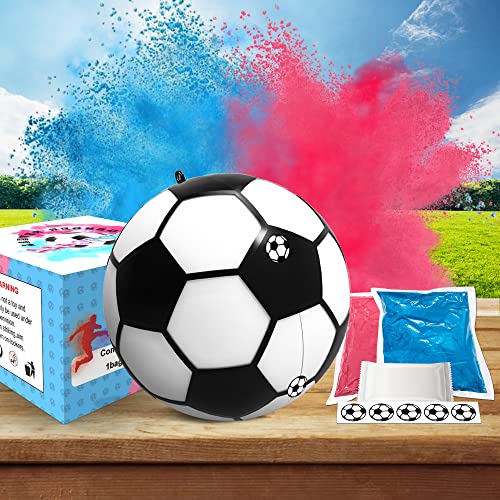 Gender Reveal Props Confetti Powder Filler 14*14*14cm Football for Baby Celebrations