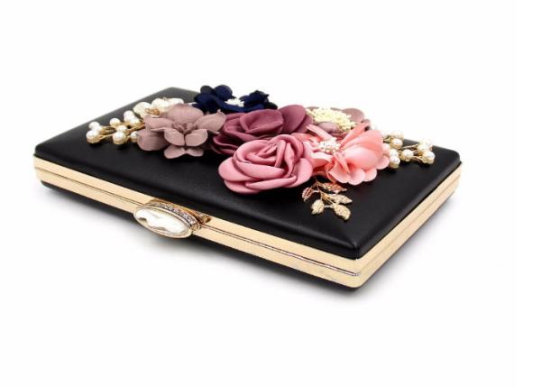 Elegant Flora Bridal Evening Clutch Bags 18 * 11 * 5cm  For Women