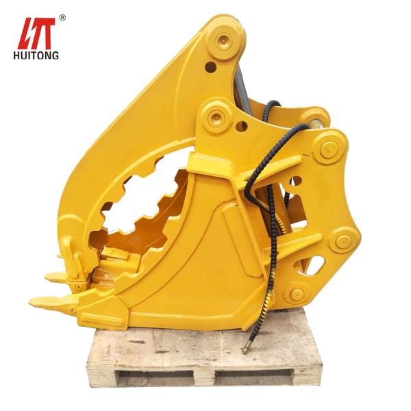 Hydraulic Wood Grabbing Bucket Thumb Excavator Customized Opening Hardox450