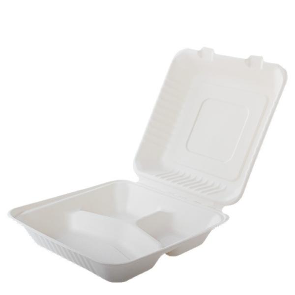 Sugarcane Lunch Box Biodegradable Compostable Food Container for Estimated Delivery Time