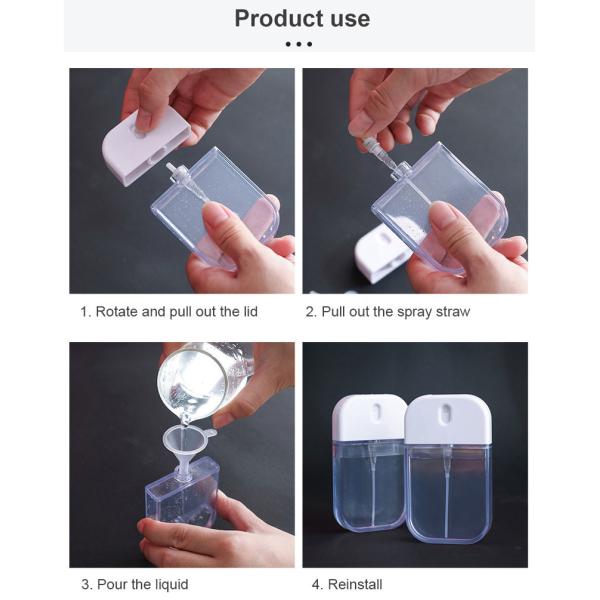 Многоразовая бутылка брызг размера 45ml руки Refillable для духов