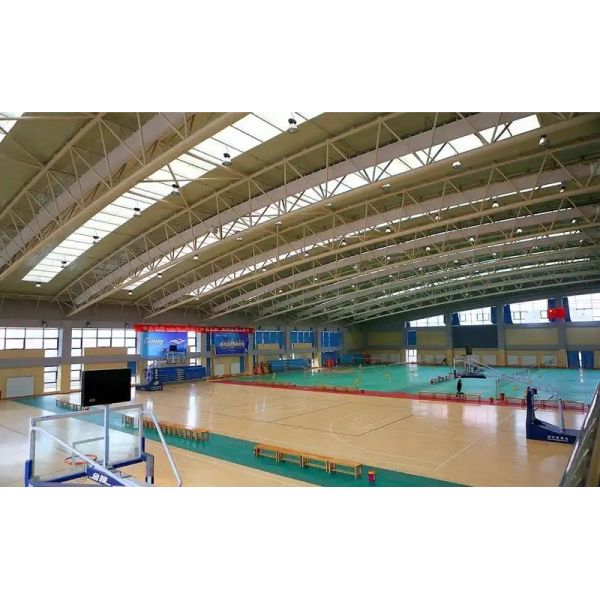 Seismic Resistant Large-Span Steel Structure Stadium with Prefabricated Construction for Sports Venues