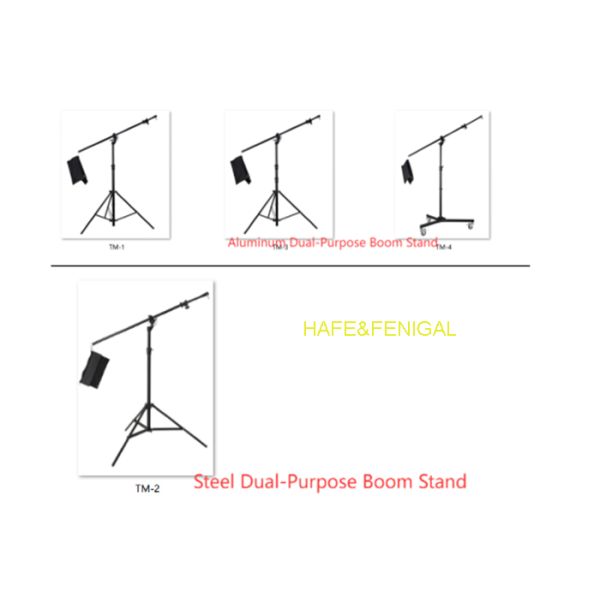 Heavy Duty Steel Or Aluminum Dual Purpose Boom Stand And Light Stand,Up To 4.9m