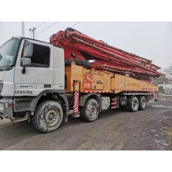 Cylinder Type Structure Second Hand 56 Meters Concrete Pump Used for Infrastructure