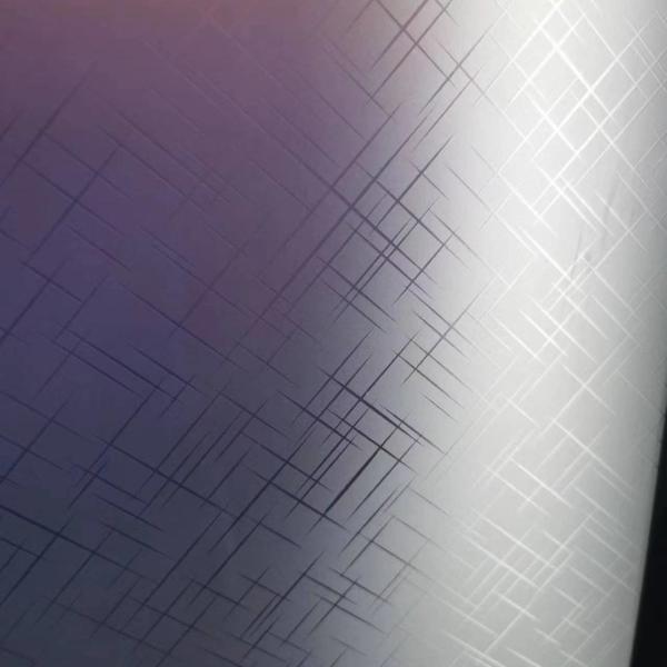 6mm Brown Stained Glass Acid Etched  Low Iron