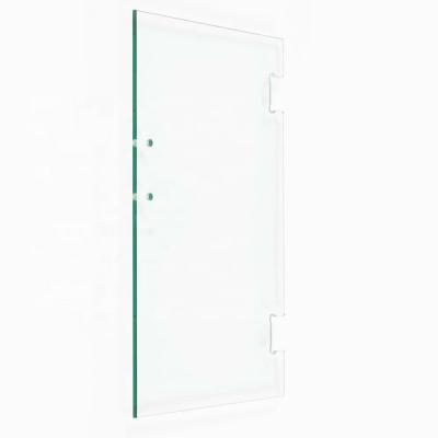 Bathroom Decorative Hollow Structure Clear Tempered Glass for Frameless Shower Doors