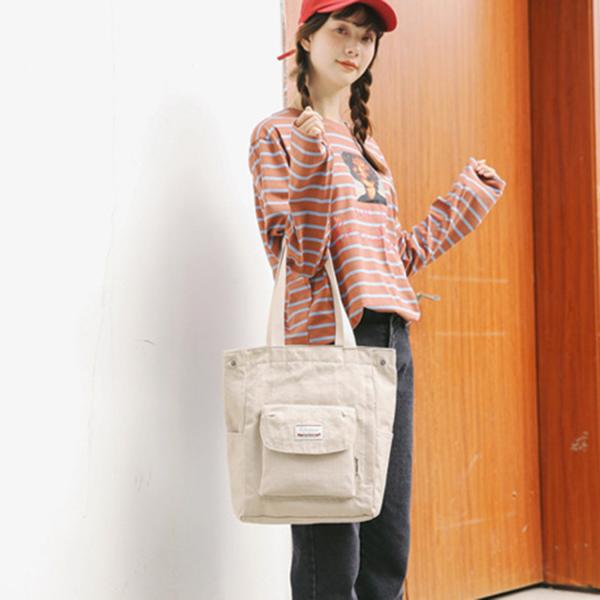 Canvas bag simple single-shoulder cloth bag Korean version of harajuku ulzzang Japanese students art handbag fashion bag